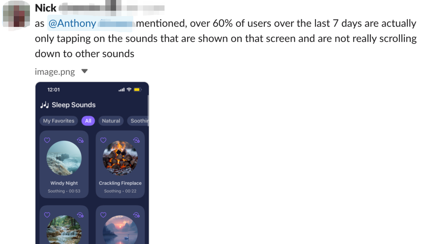 Sound interaction tracking