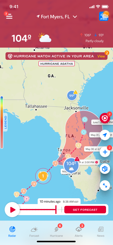 Multi-location Alerts · Tabs View