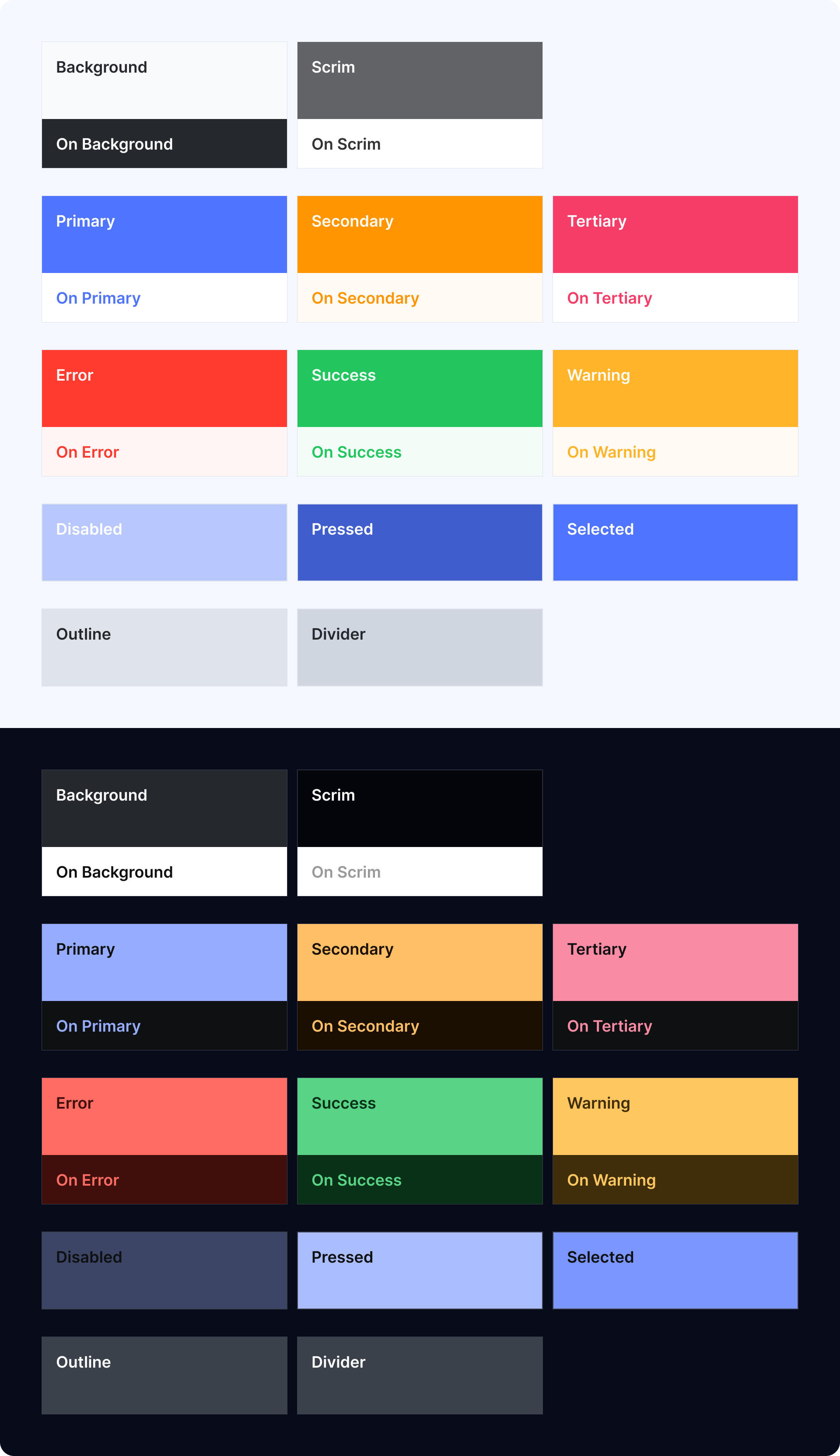 Local Color Structure — full token set